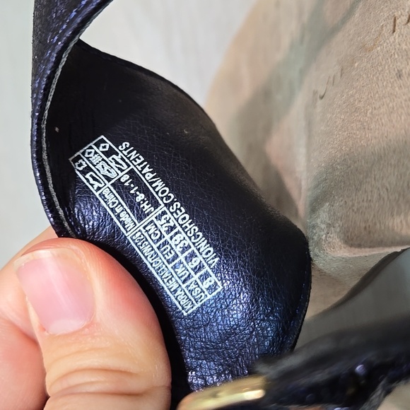 Vionic Women Kirra Metallic T Strap Leather Sandals Shoes Sz 8 - Picture 7 of 10